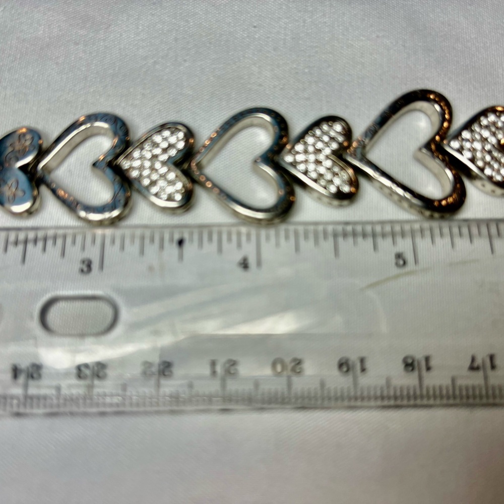 Brighton Silver Heart Bracelet